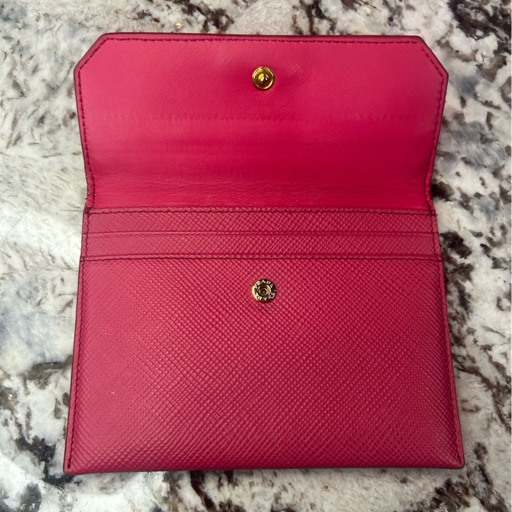 NEW PRADA Saffiano Leather Esplanade Clutch Bag - Picture 4 of 16